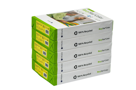 Papier kolorowy A4 RecyStar - kanarkowy 80 g/m²