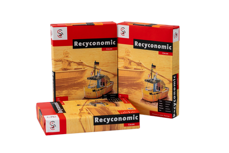 Papier kolorowy A4 Recyconomic - mandarynkowy 80 g/m²
