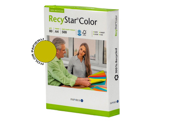 Papier kolorowy A4 RecyStar - kanarkowy 80 g/m²
