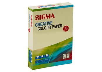 Papier kolorowy A4 Sigma - waniliowy 80 g/m²