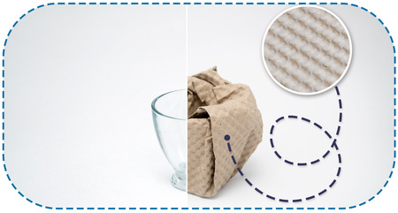 Papier Pakowy Bąbelkowy w rolce - 50 cm 100g 100 m