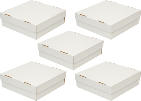 5 x Pudełko karton na ciasto 30 x 30 x 10