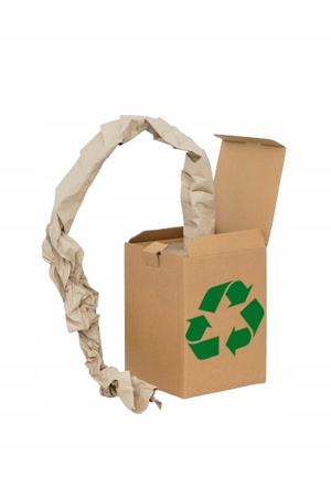 Wypełniacz papierowy do pakowania paczek w kartonie z otworem 35 cm