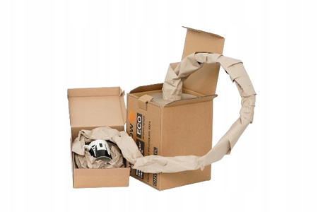 Wypełniacz papierowy do paczek w kartonie bez otworu szary 35cm 11kg