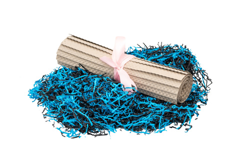 Wiórki papierowe czarno-niebieskie 1kg