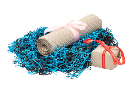 Wiórki papierowe czarno-niebieskie 10kg