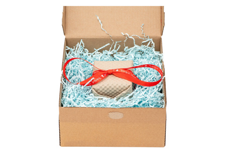 Wiórki papierowe jasno-niebieskie 100g