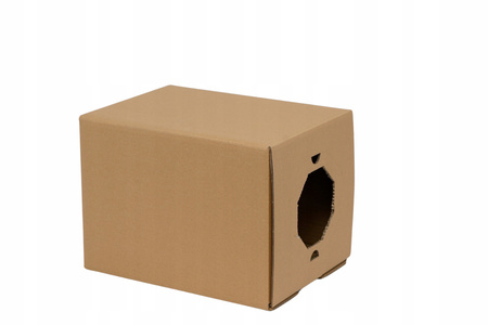 Karton składany z otworem na rolkę wypełniacza