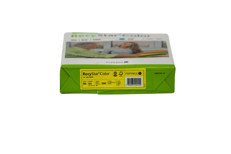 Papier kolorowy A4 RecyStar - kanarkowy 80 g/m²