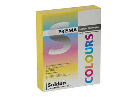 Papier kolorowy A4 Soldan - żółty 80 g/m²