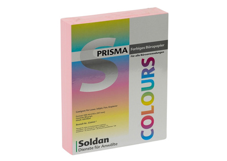 Papier kolorowy A4 Soldan - pastelowy róż 80 g/m²