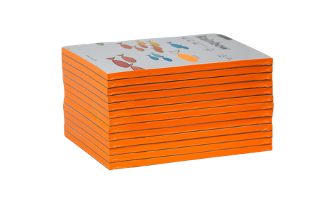 Papier kolorowy A4 Rainbow 100 kartek - pomarańczowy 80 g/m²