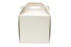 10 x Karton na tort ciasto z rączką białe opakowanie 26 x 26 x 25