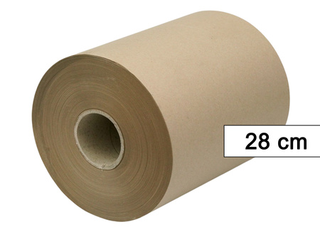 Papier pakowy na gilzie 28cm rolka 8,5kg