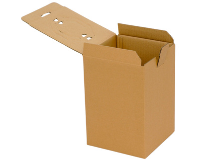 Karton składany z otworem na rolkę wypełniacza