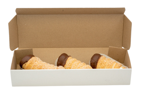 10 x Pudełko zapiekankę białe 37 x 12 x 6