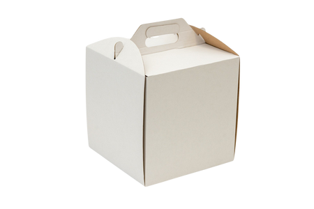 5 x Karton na tort ciasto z rączką białe opakowanie 28 x 28 x 25