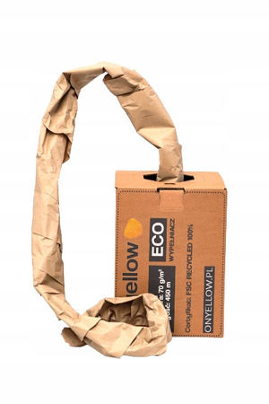 Wypełniacz papierowy do pakowania paczek w kartonie z otworem 35 cm