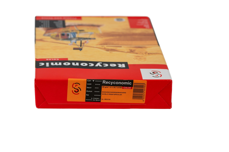 Papier kolorowy A4 Recyconomic - mandarynkowy 80 g/m²