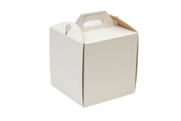 Karton na tort ciasto z rączką białe opakowanie 30 x 30 x 25